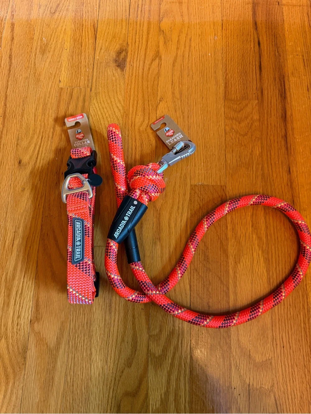 Arcadia Trail Dog Leash and Collar - Large NWT